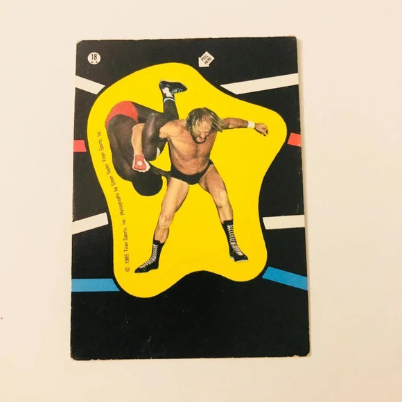 Vtg 1985 WWF Goulet Andre The Giant Jesse  Ventura Lou Albano Wrestling Stickers - Picture 3 of 16